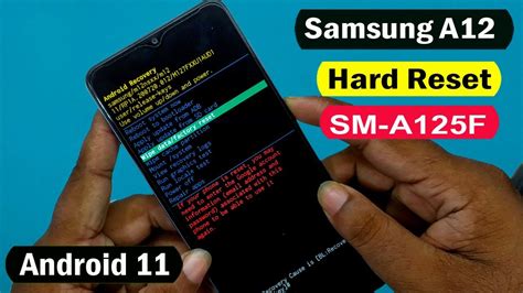 hard reset samsung a12|Samsung Galaxy A12 Factory Hard Reset .